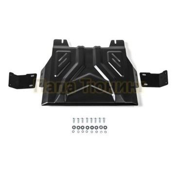 Защита РК сталь 2 мм АвтоБРОНЯ для Fiat Fullback, V - 2.4d 2016-/Mitsubishi L200, V - 2.4d; 2,4d H.P. 2015-2018/Mitsubishi L200, V - 2.4d; 2,4d H.P. 2018-/Mitsubishi Pajero Sport, V - 3.0; 2.4d 2016-