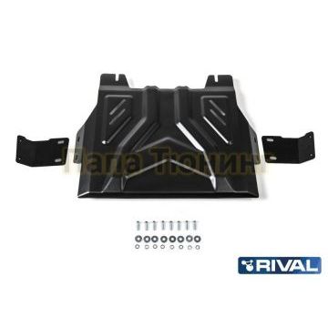 Защита РК Rival сталь 2 мм для Mitsubishi Pajero Sport, V - 3.0; 2.4d 2016-