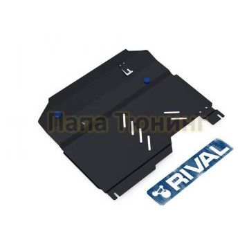 Защита картера + КПП Rival сталь 2 мм для Opel Antara, V - 2.4; 3.2 2006-2011