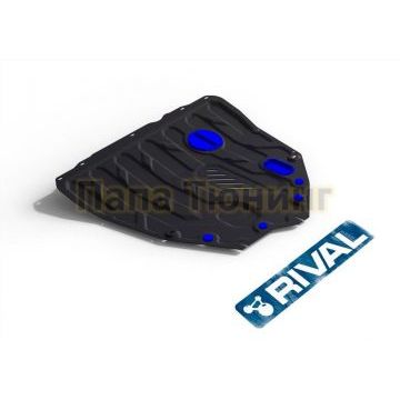 Защита картера + КПП Rival сталь 2 мм для Suzuki SX4, V - 1.6 2013-2016