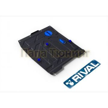 Защита картера + КПП Rival сталь 2 мм для Suzuki SX4, V - 1.6 2007-2013