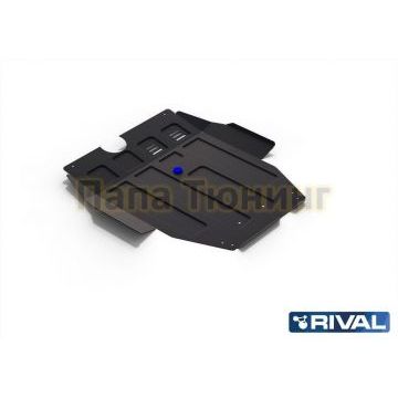 Защита картера + КПП Rival сталь 2 мм для Toyota Avensis, V - все 1997-2003