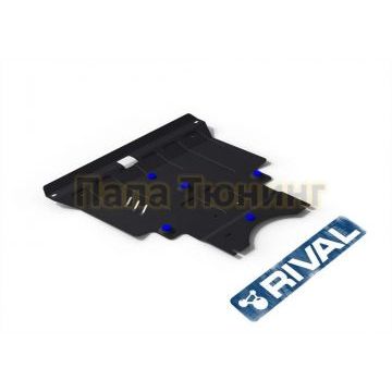 Защита картера + КПП Rival сталь 2 мм для Toyota Premio, V - все; полный привод 2001-2007 Защита картера + КПП Rival сталь 2 мм для Toyota Premio, V - все; полный привод 2001-2007