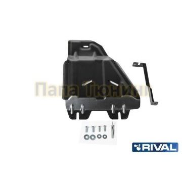 Защита РК Rival сталь 2 мм для Toyota Land Cruiser 200, V - 4.5d; 4.7; 4.7 2007-2019