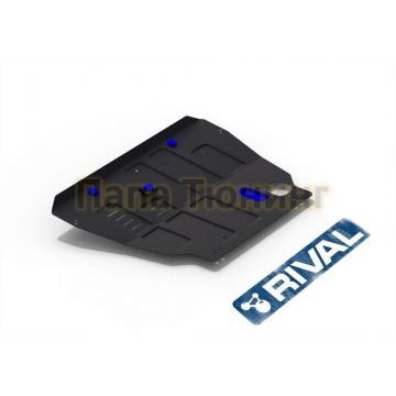 Защита картера + КПП Rival сталь 2 мм для Toyota Verso, V - 1.6; 1.8 2009-2016