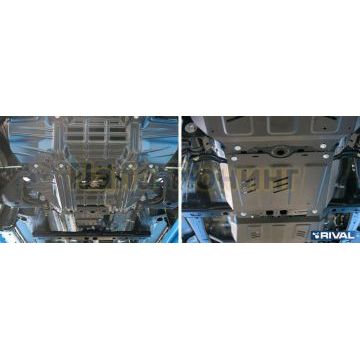 Защита КПП Rival сталь 2 мм для Toyota Fortuner, V - 2.8d; 2.7; полный привод 2017- Защита КПП Rival сталь 2 мм для Toyota Fortuner, V - 2.8d; 2.7; полный привод 2017-