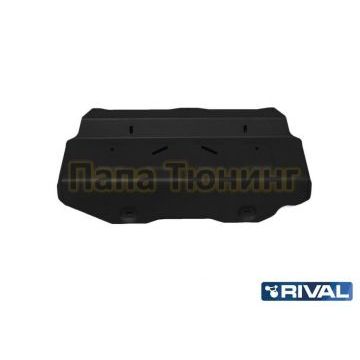 Защита радиатора + картера Rival сталь 2 мм для Toyota Fortuner, V - 2.8d; 2.7; полный привод; Часть 1 2017-