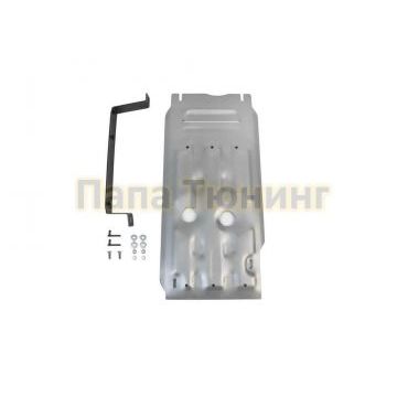 Защита КПП + РК Rival алюминий 4 мм для BMW X5, 35i; 30d; 25d; 40d; 50i 2010-2018