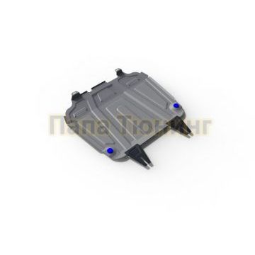 Защита картера + КПП Rival алюминий 4 мм для Peugeot 4008, V - 2.0; Увеличенная 2012-2015