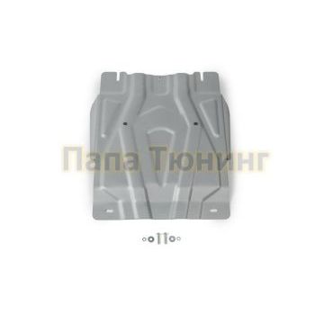 Защита КПП Rival алюминий 4 мм для Mitsubishi L200, V - 2.4d; 2,4d H.P. 2015- 2019