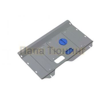 Защита картера + КПП Rival алюминий 4 мм для Ford Tourneo Custom, V - 2.2d; передний привод 2012-2019