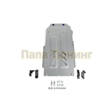 Защита КПП + РК Rival алюминий 4 мм для Kia Stinger, V - 2.0T; 3.3T; полный привод 2018-