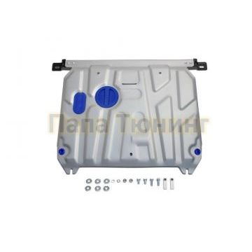 Защита картера + КПП Rival алюминий 4 мм для Hyundai Solaris, V - 1.4; 1.6 2011-2016 Защита картера + КПП Rival алюминий 4 мм для Hyundai Solaris, V - 1.4; 1.6 2011-2016