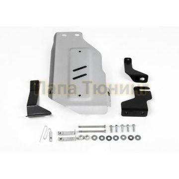 Защита редуктора алюминий 4 мм RIVAL для Hyundai Santa Fe, V - 2.2d; 2.4; 3.5 2018-2021/Kia Sorento Prime, V - 2.4; 2.2d; 3.3 2015-2017/Kia Sorento Prime, V - 2.4; 2.2d; 3.3 2018-2020/