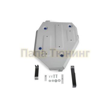 Защита топливного бака Rival алюминий 4 мм для Hyundai Santa Fe, V - 2.2d; 2.4/Kia Sorento Prime, V - 2.4; 2.2d; 3.3 2015-