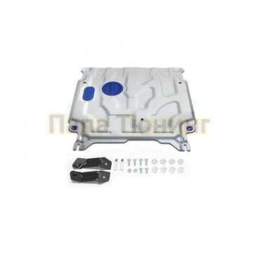 Защита картера + КПП Rival алюминий 4 мм для Kia Rio/Rio X-Line, V - 1.4; 1.6 2017- 2019