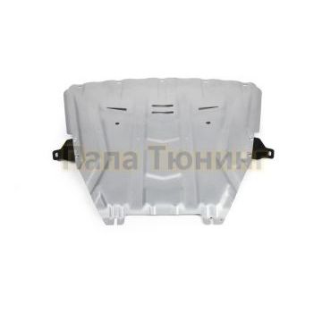 Защита картера + КПП алюминий 4 мм RIVAL для Lada Vesta Sport, V - 1.8; увеличенная 2018-/Lada Vesta SW Cross, V - 1.6; 1.8, включая СVT; увеличенная 2017-/Lada Vesta SW, V - 1.6; 1.8, включая СVT; увеличенная 2017-/Lada Vesta, V - 1.6; 1.8, включая СVT; увеличенная 2015-