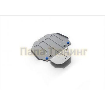 Защита КПП + РК Rival алюминий 4 мм для Land Rover Discovery 4, V - все 2009-2015