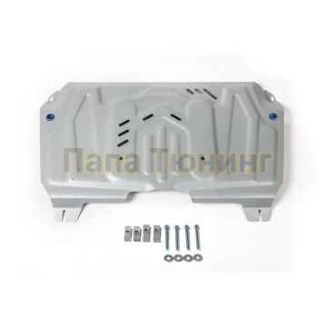 Защита картера + КПП Rival алюминий 4 мм для Lifan Murman, V - 1.8; МКПП; Увеличенная 2017-