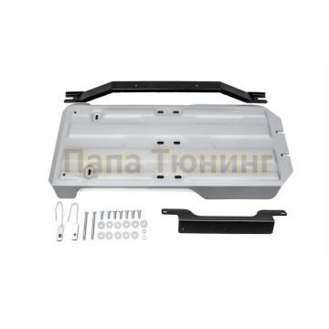 Защита КПП + РК Rival алюминий 4 мм для Toyota Land Cruiser 150 Prado, V - 2.7; 3.0d; 4.0; 2.8d 2009-2019