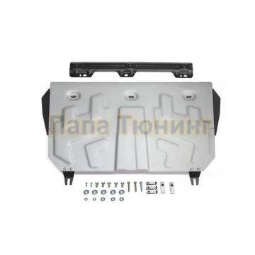 Защита картера + КПП Rival алюминий 4 мм для Mazda CX-9, V - 2.5 2017-