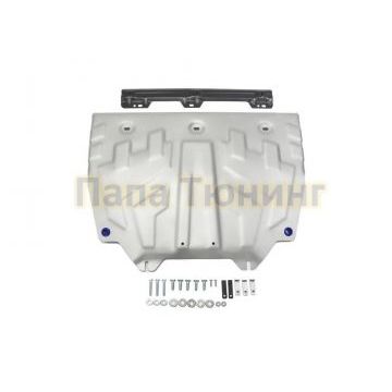 Защита картера + КПП Rival алюминий 4 мм для Mazda CX-9, V - 2.5; Увеличенная 2017-