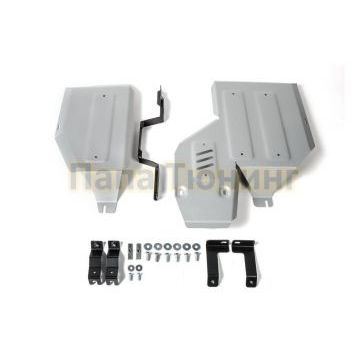 Защита топливного бака + редуктора Rival алюминий 4 мм для Mitsubishi Eclipse Cross, V - 1.5T; полный привод 2018-