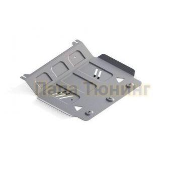 Защита картера Rival алюминий 4 мм для Mitsubishi L200, V - 2.4d; 2,4d H.P. 2015-2019