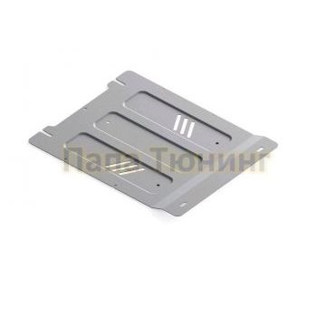 Защита КПП Rival алюминий 4 мм для Mitsubishi L200, V - 2.4d; 2,4d H.P. 2015- 2019