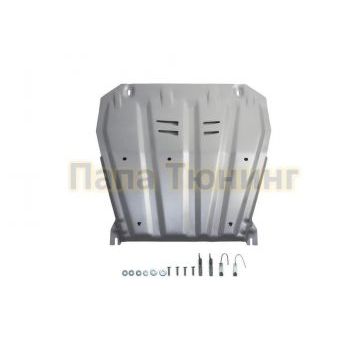 Защита картера + КПП Rival алюминий 4 мм для Renault Koleos, V - 2.0; 2.5; 2.0d 2008-2019