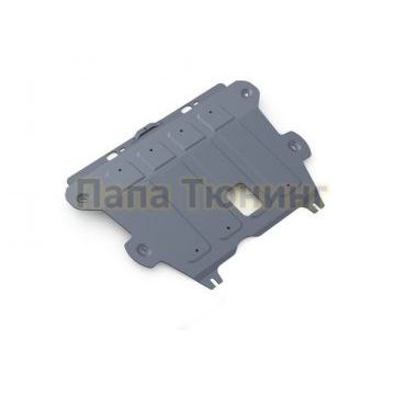 Защита картера + КПП Rival алюминий 4 мм для Renault Duster, V - 1.6; 2.0; 1.5d 2011-2015