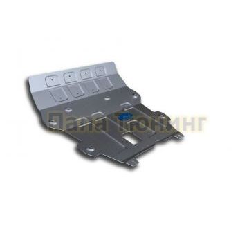 Защита картера + КПП Rival алюминий 4 мм для Renault Duster, V - 1.6; 2.0; Увеличенная 2011-2015