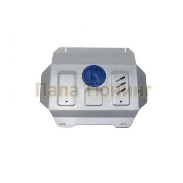 Защита радиатора + картера Rival алюминий 4 мм для Toyota Fortuner, V - 2.8d; 2.7; полный привод; Часть 2 2017-