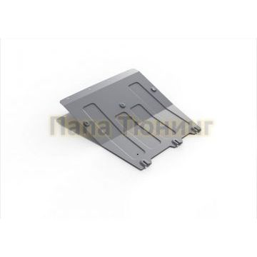 Защита картера + КПП алюминий 4 мм Rival для Volkswagen Crafter, V - 2.0TDI(140л.с.); V - 2.0TDI(177л.с.); МКПП; передний привод 2017-/Man TGE 3.180, V - 2.0TDI(177л.с.); МКПП; передний привод 2017-