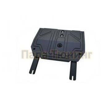 Защита картера + КПП АвтоБРОНЯ сталь 2 мм для Chery Tiggo 3, V - 1.6; МКПП 2017- Защита картера + КПП АвтоБРОНЯ сталь 2 мм для Chery Tiggo 3, V - 1.6; МКПП 2017-