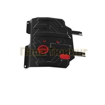 Защита картера + КПП АвтоБРОНЯ сталь 2 мм для Geely Emgrand EC7, V - 1.5; 1.8 2011-2016 Защита картера + КПП АвтоБРОНЯ сталь 2 мм для Geely Emgrand EC7, V - 1.5; 1.8 2011-2016