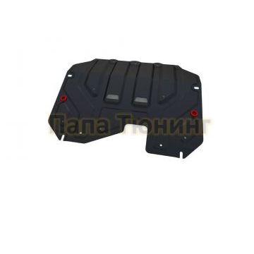 Защита картера + КПП АвтоБРОНЯ сталь 2 мм Kia Sportage, V - все; Увеличенная 2010-2016