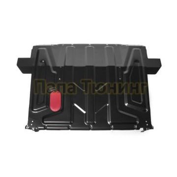 Защита картера + КПП АвтоБРОНЯ сталь 2 мм Lada 2110, V - все; Увеличенная 1995-2007