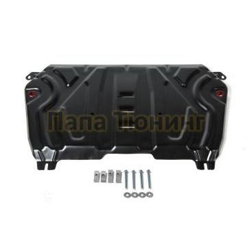 Защита картера + КПП сталь 2 мм АвтоБРОНЯ для Lexus ES (XV70), V - 2.0; 2.5; 3.5; Увеличенная 2018-2021/Lexus ES (XV70), V - 2.0; 2.5; 3.5; Увеличенная 2021-/Toyota Camry (XV70), V - 2.0; 2.5; 3.5; Увеличенная 2018-