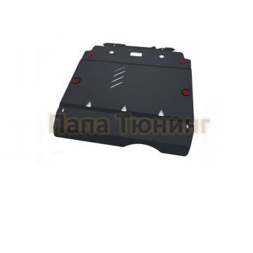 Защита картера + КПП АвтоБРОНЯ сталь 2 мм Mercedes-Benz A-class, V - 1.5; 1.7; 2.0; 1.6d; 1.8d; 2.0d 2004-2007