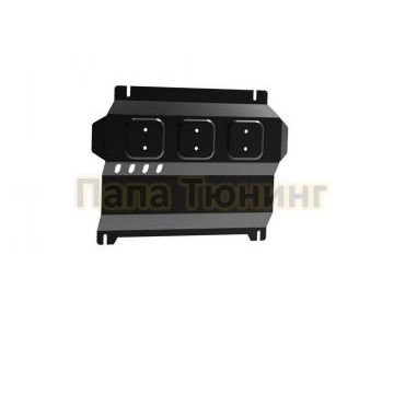 Защита картера АвтоБРОНЯ сталь 2 мм Mitsubishi L200, V - все 2006-2015