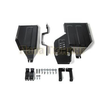 Защита топливного бака + редуктора АвтоБРОНЯ сталь 2 мм Mitsubishi ASX, V - 2.0; полный привод 2010-2019