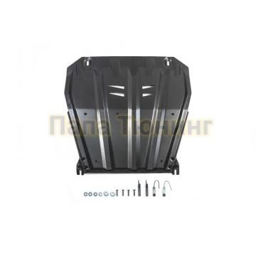 Защита картера + КПП АвтоБРОНЯ сталь 2 мм Nissan X-Trail, V - 2.0; 2.5; полный привод; 2007-2019