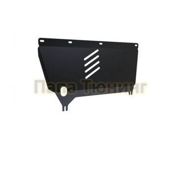 Защита картера + КПП АвтоБРОНЯ сталь 2 мм Peugeot 207, V - все 2006-2013