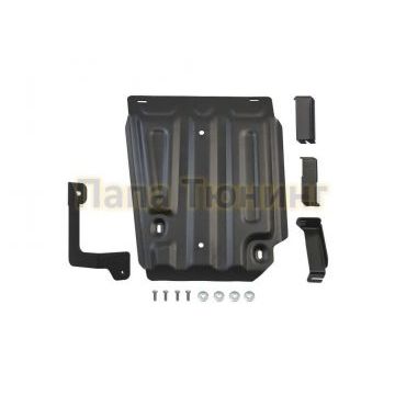 Защита топливного бака АвтоБРОНЯ сталь 2 мм Renault Duster, V - 1.6; 2.0; 1.5d; полный привод 2011-2019