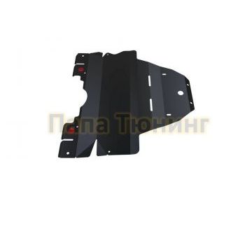 Защита картера АвтоБРОНЯ сталь 2 мм Subaru Outback, V - 2.0; 2.5; Увеличенная 2010-2015