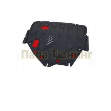 Защита картера + КПП АвтоБРОНЯ сталь 2 мм Suzuki SX4, V - 1.6 2013-2016