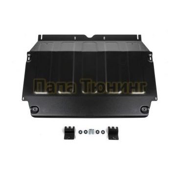 Защита картера + КПП сталь АвтоБроня для Toyota C-HR, V - 1.2t; 1.8h; 2.0; передний привод 2018-/Lexus UX 200, V - 2.0 2019-