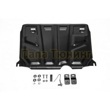 Защита картера + КПП АвтоБРОНЯ сталь 2 мм Toyota Auris, V - 1.6; 1.8 2017-2016