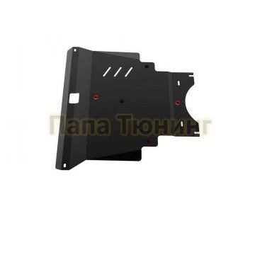 Защита картера + КПП АвтоБРОНЯ сталь 2 мм Toyota Premio, V - все; полный привод 2001-2007